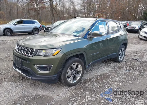 2020 Jeep Compass Limited 4X4 z USA, uszkodzony, nr VIN 3C4NJDCB0LT255536